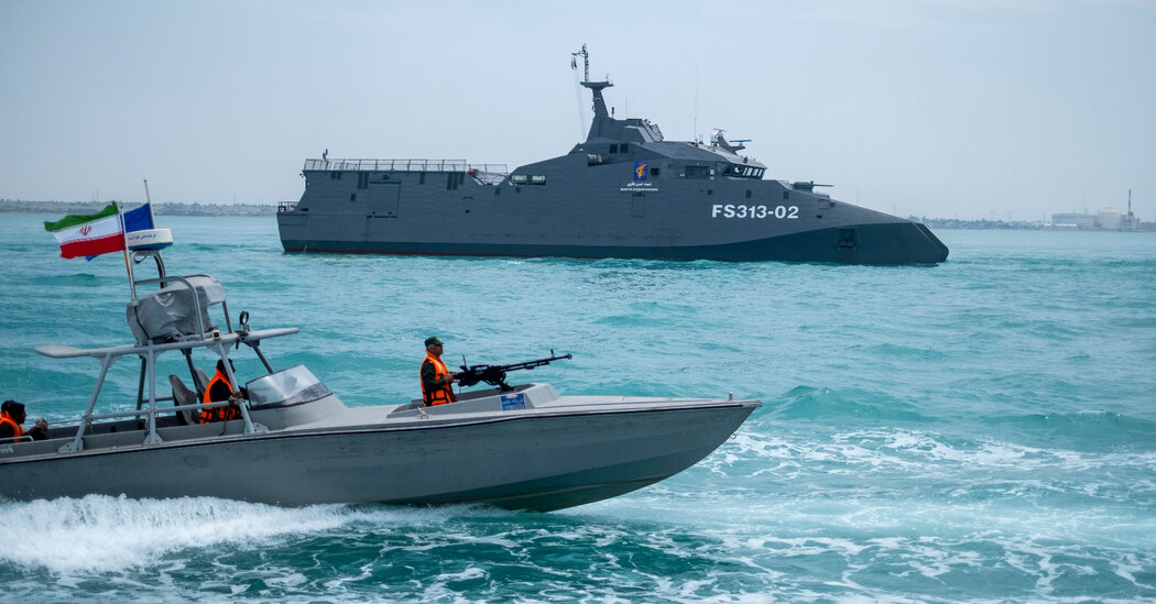 Iranian naval forces Strait of Hormuz