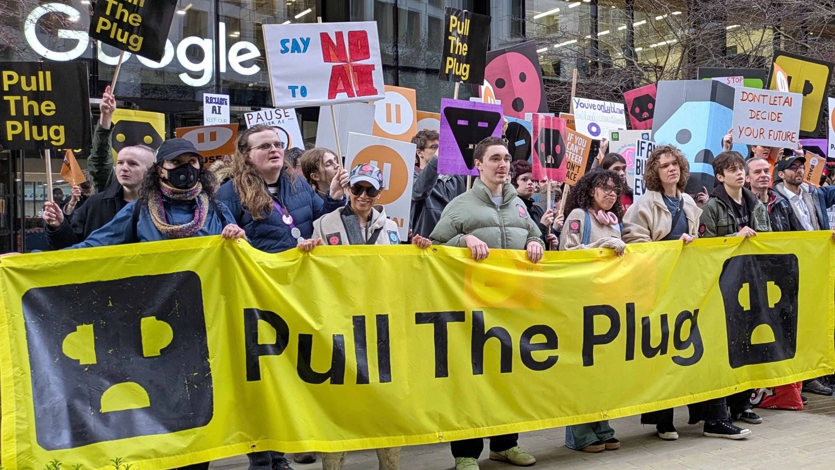 AI protest demonstrations technology