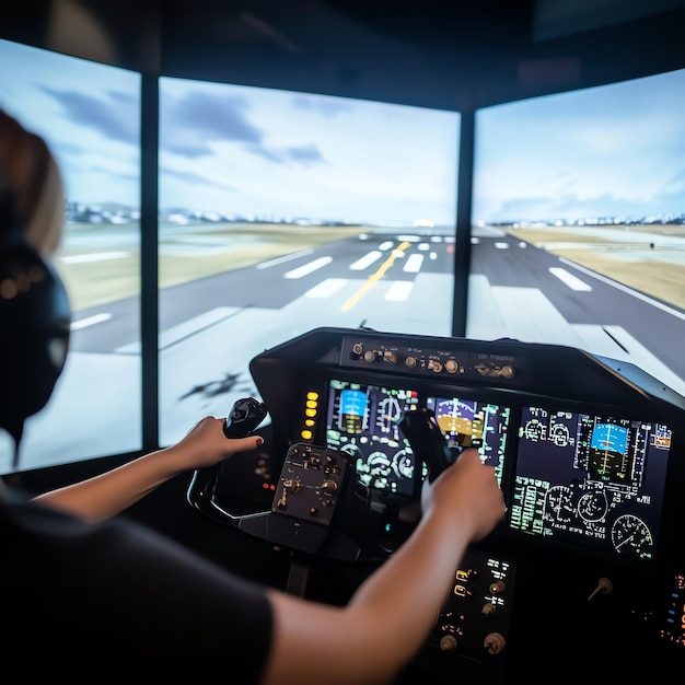 pilot training cockpit