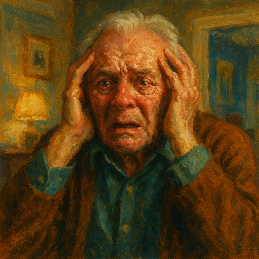 father dementia painting changes