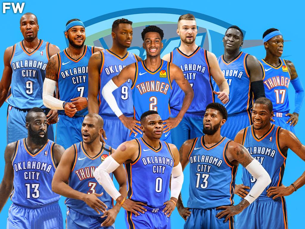 Oklahoma City Thunder players