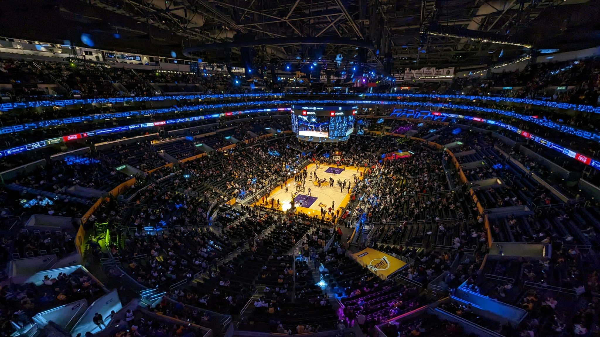 NBA playoff arena atmosphere
