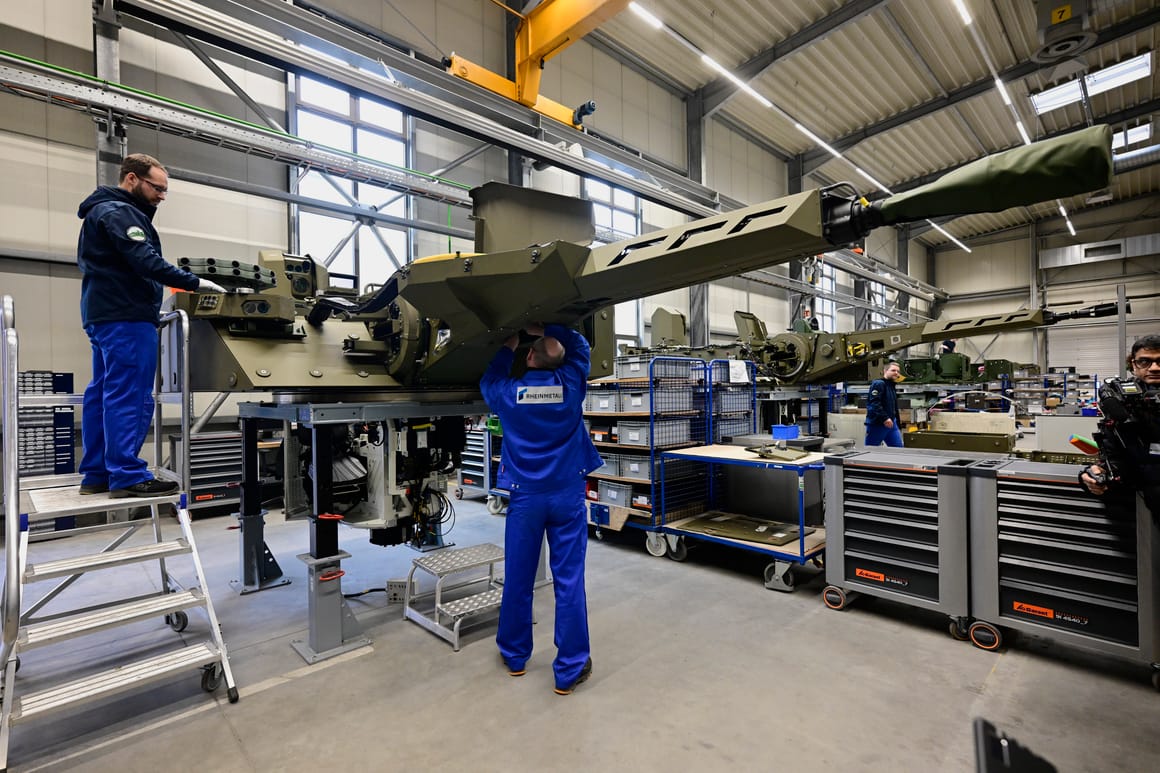 European defense industry manufacturing