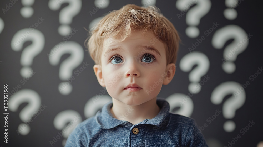 curious toddler asking question