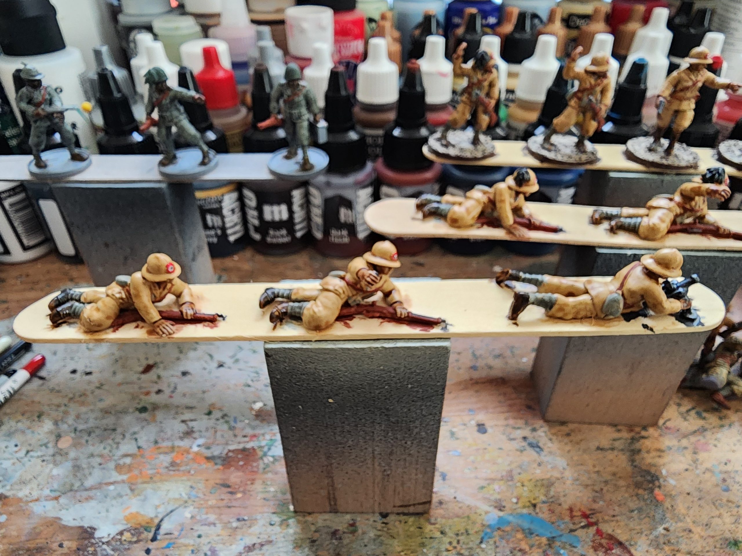 documenting damaged miniature figures
