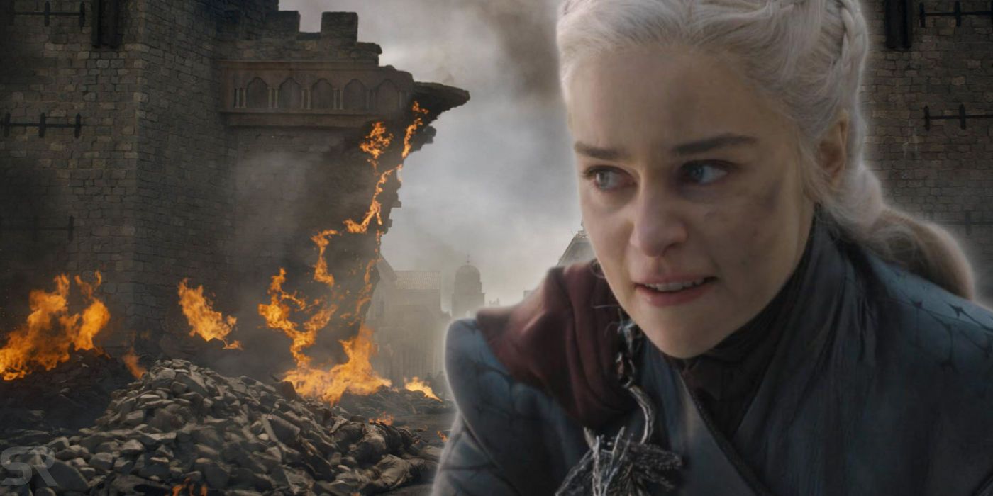 Daenerys Targaryen King's Landing burning