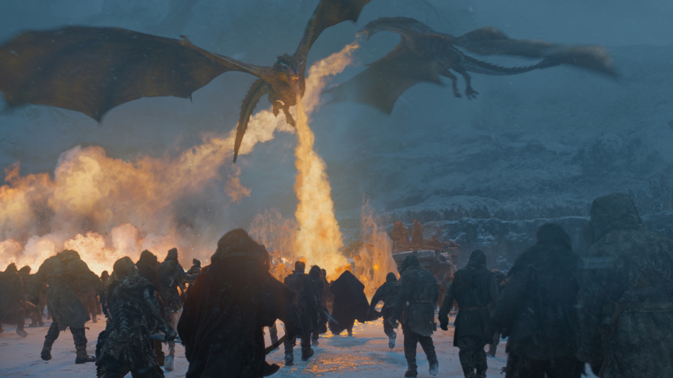 Daenerys dragonfire battle scene