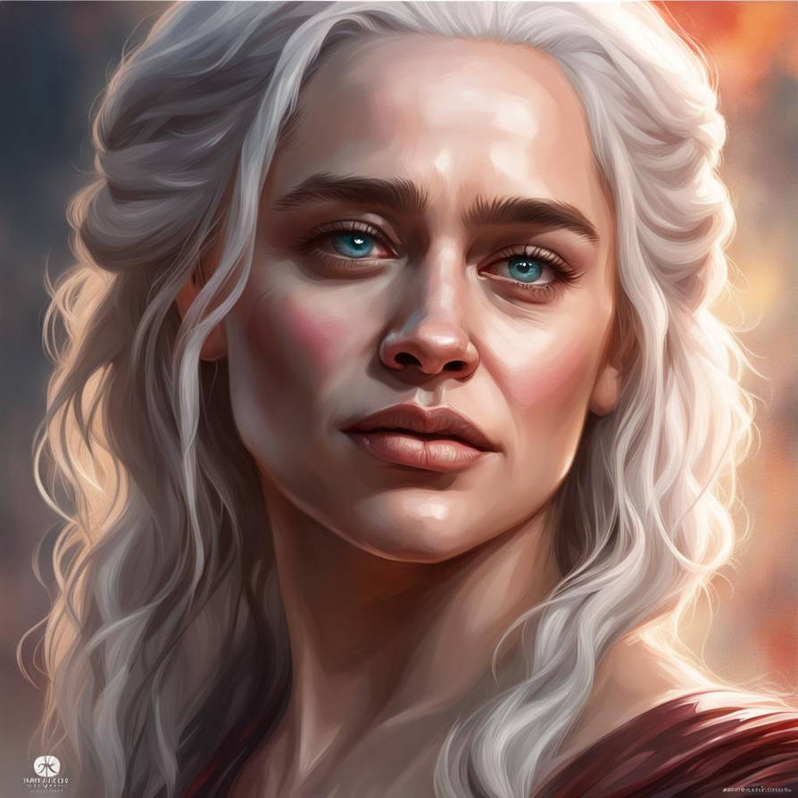 Daenerys Targaryen Emilia Clarke portrait