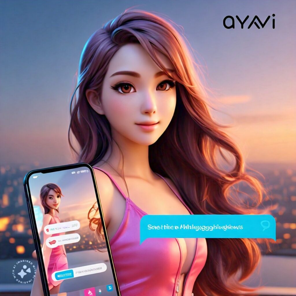 AI girlfriend interface design