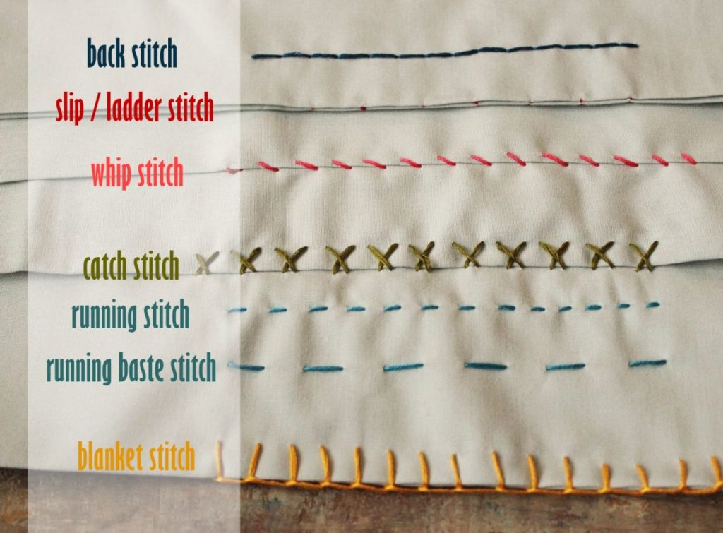 Hand stitched cloth notes