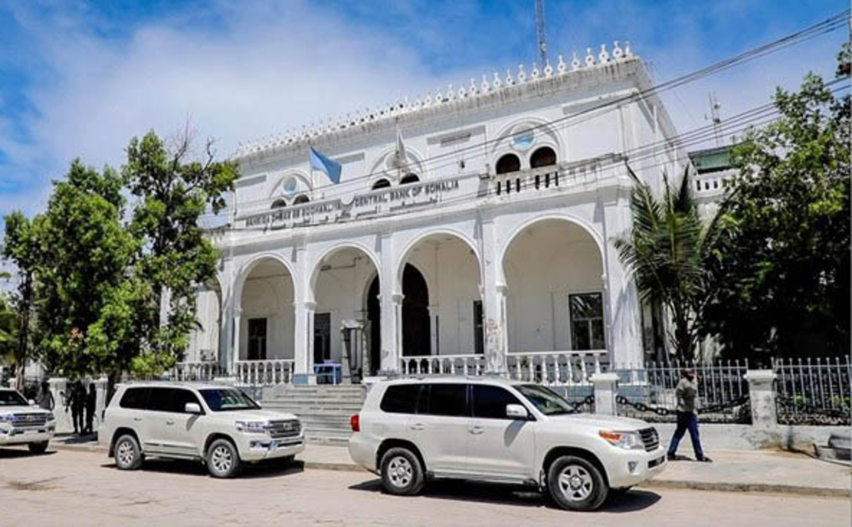 Somalia central bank building