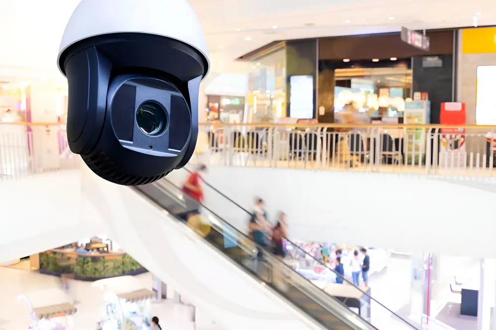 privatized mall security camera