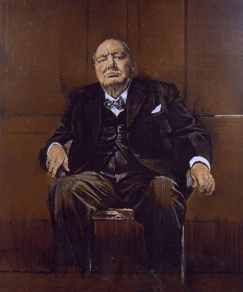 Winston Churchill portrait