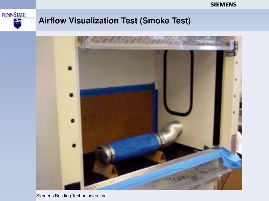 airflow visualization with incense smoke