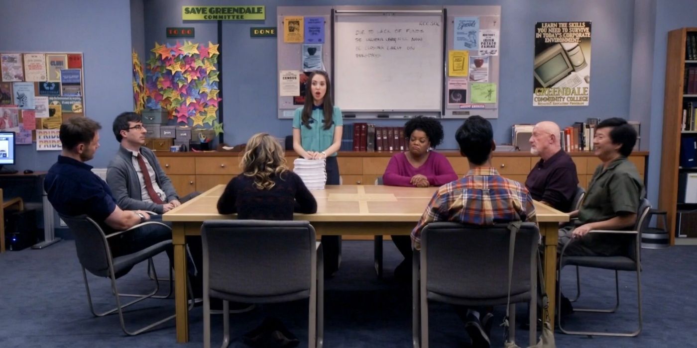 Community study room bottle episode