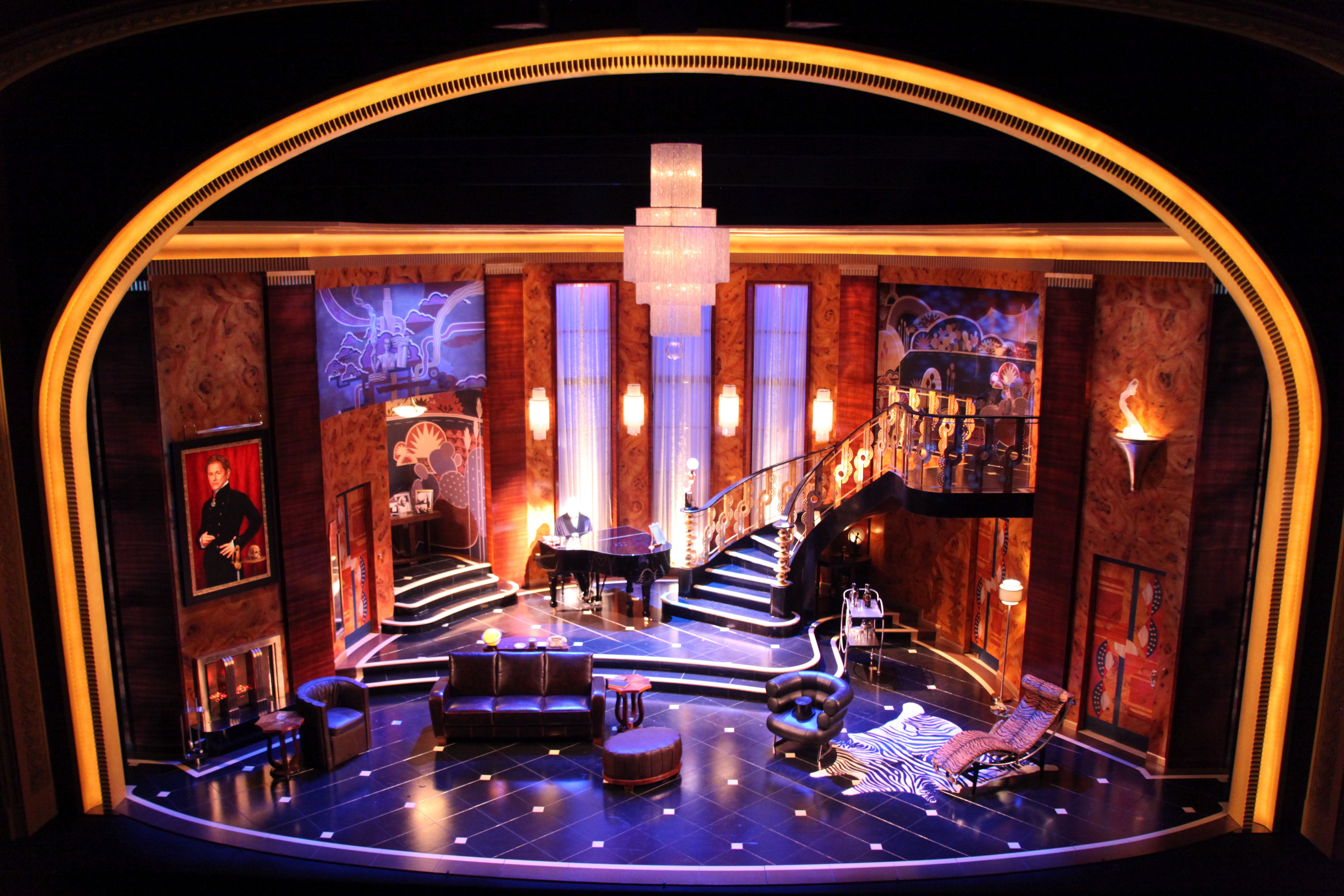 TV single set stage play