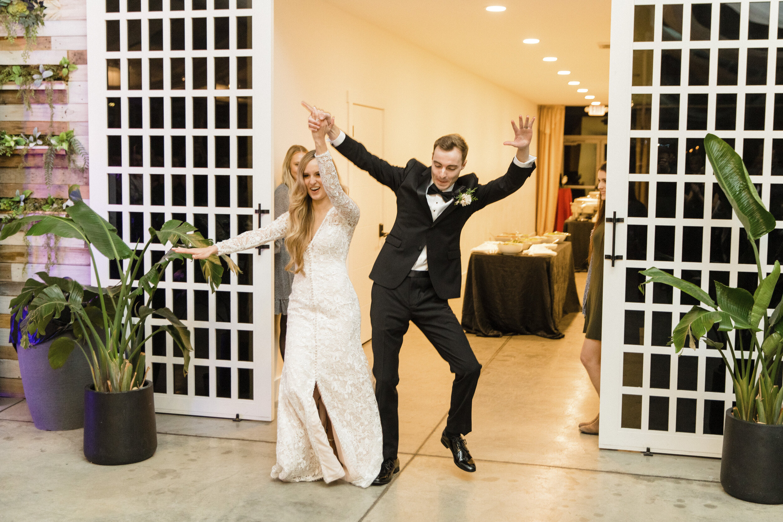 wedding couple entrance