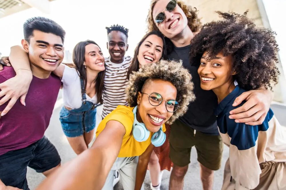 Gen Z social gathering