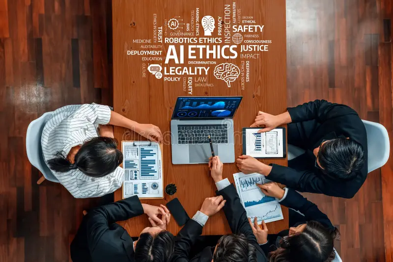 Corporate AI ethics discussion