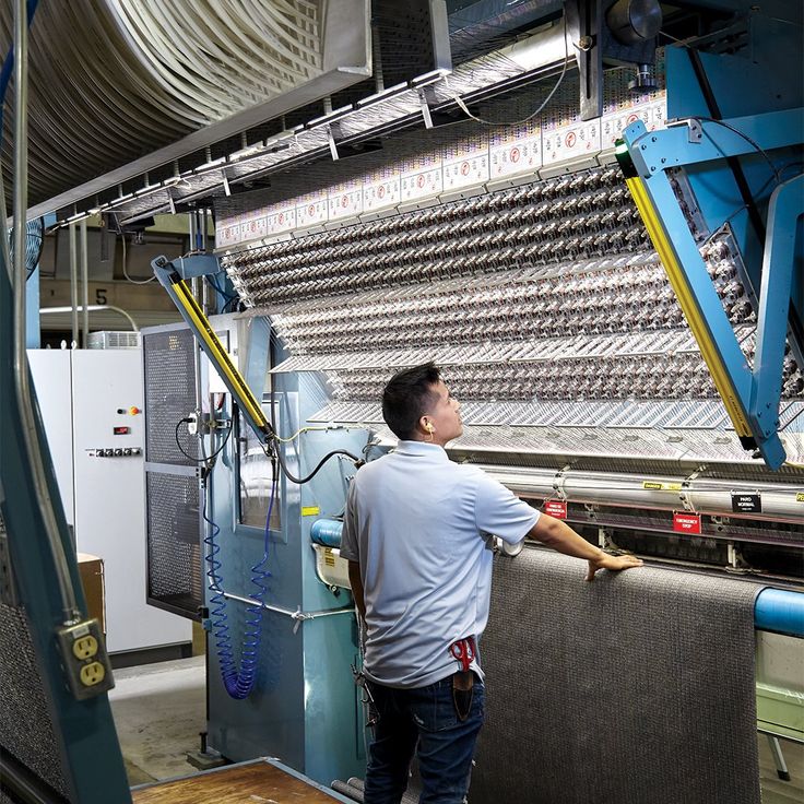 commercial carpet manufacturing tufting