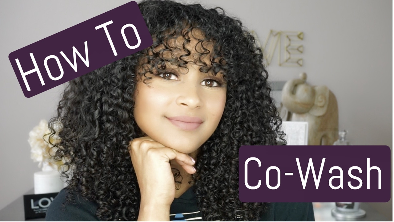 co-wash curly hair