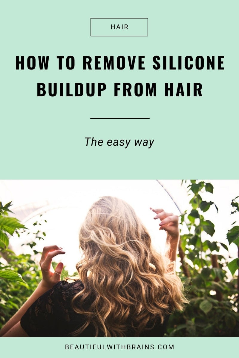 silicone buildup hair strands