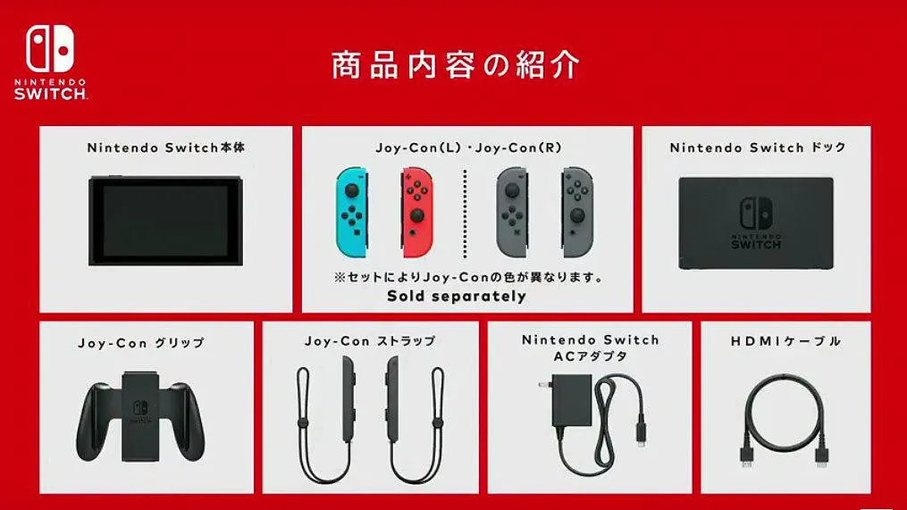 Nintendo Switch console components