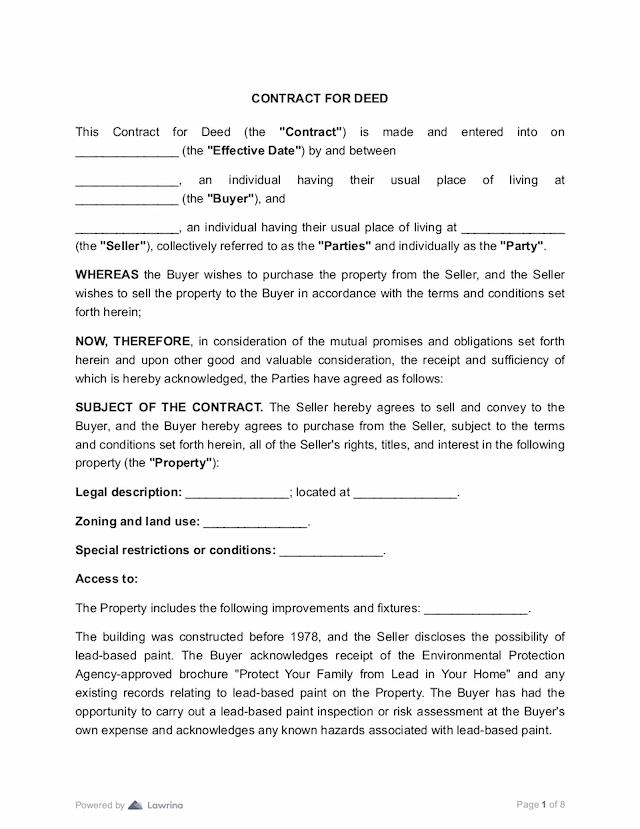 commutation agreement old deed