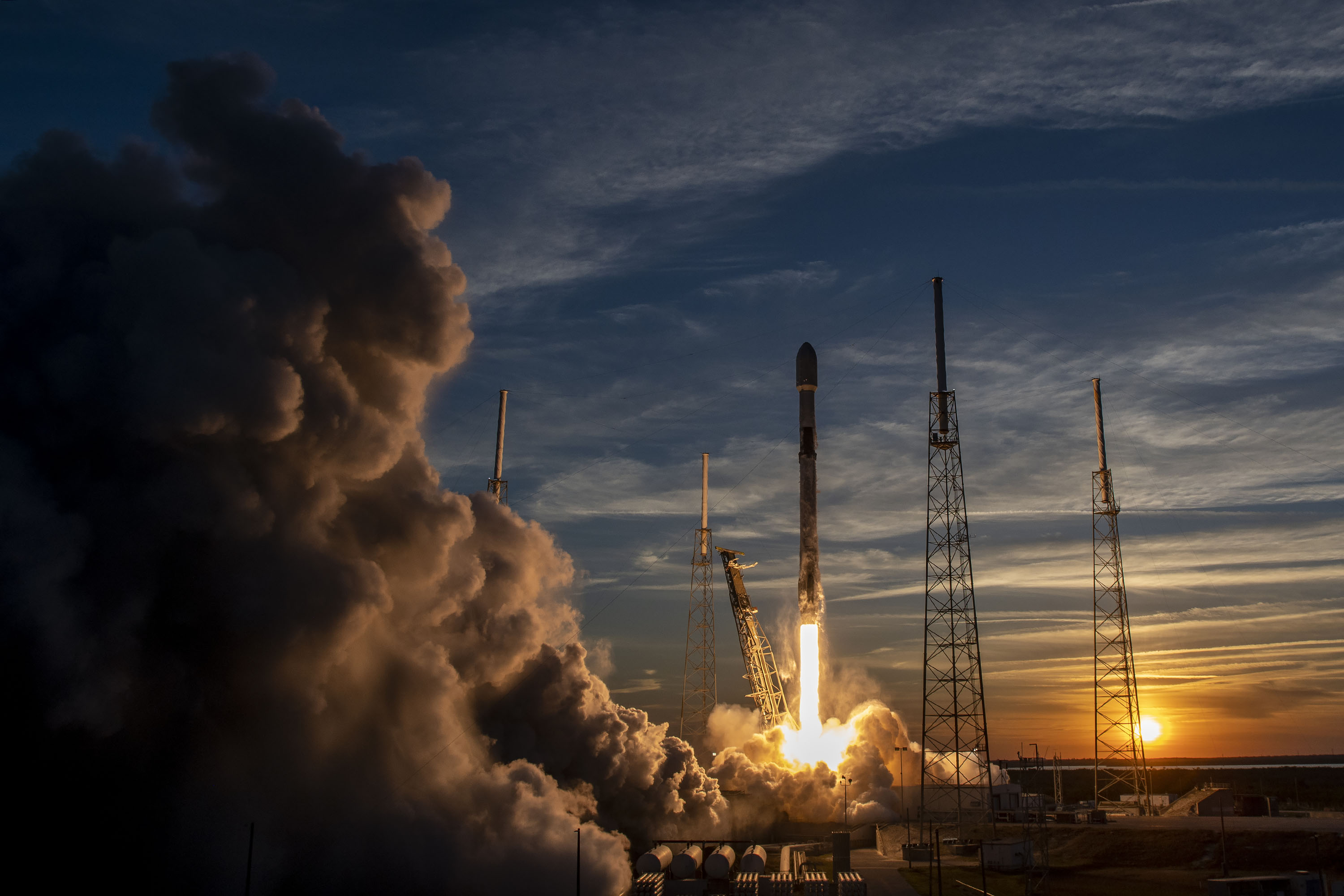 SpaceX rocket launch