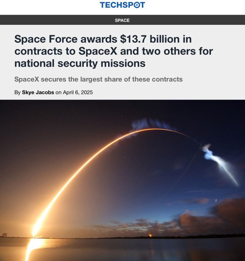 defense contracts SpaceX