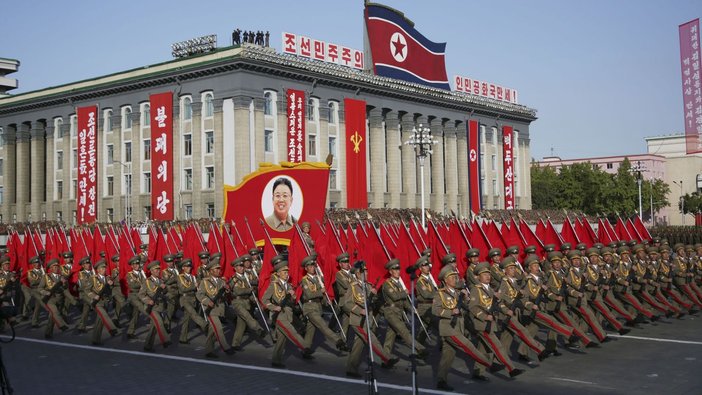 North Korean military parade