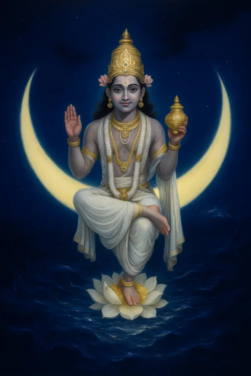 Sanskrit Chandra moon