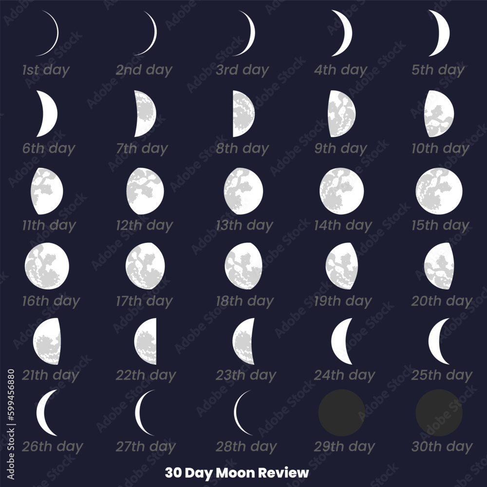 moon and month measurement