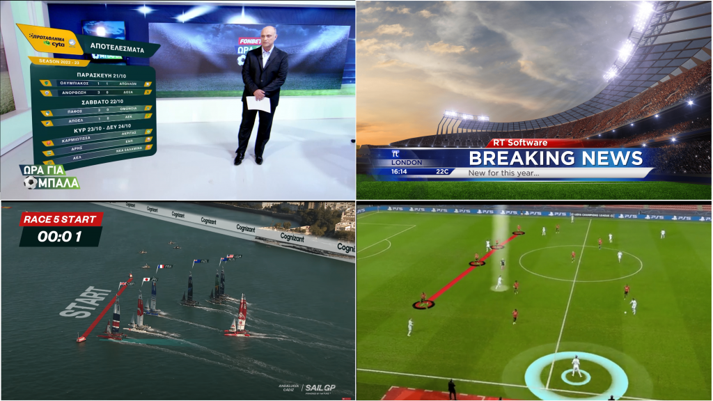 sports broadcast TV motion