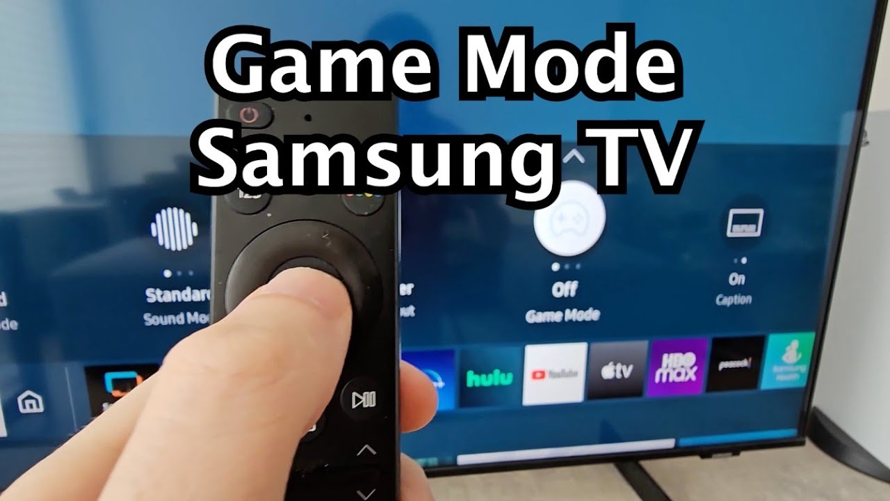 Game Mode TV settings