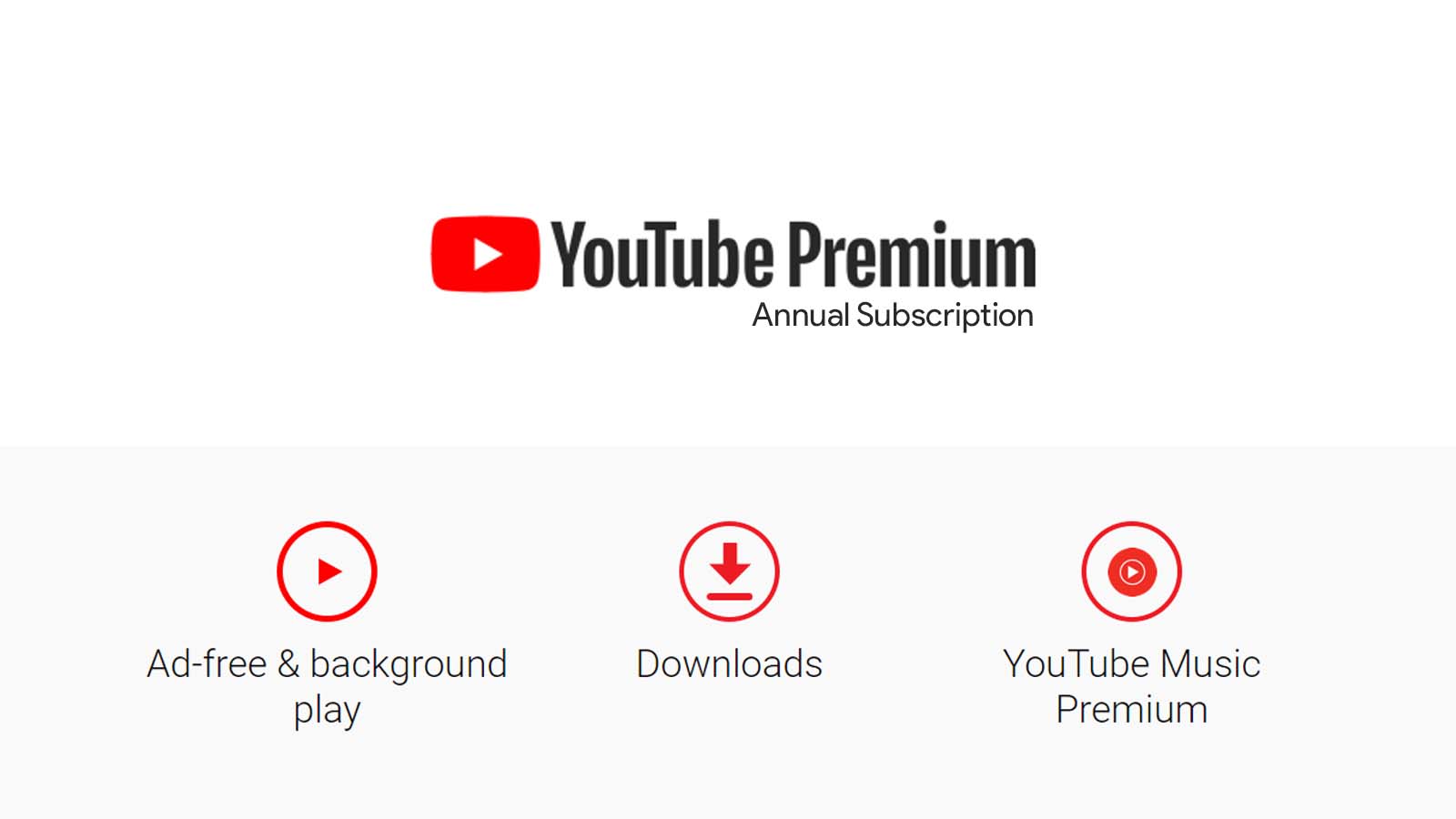 YouTube Premium subscription