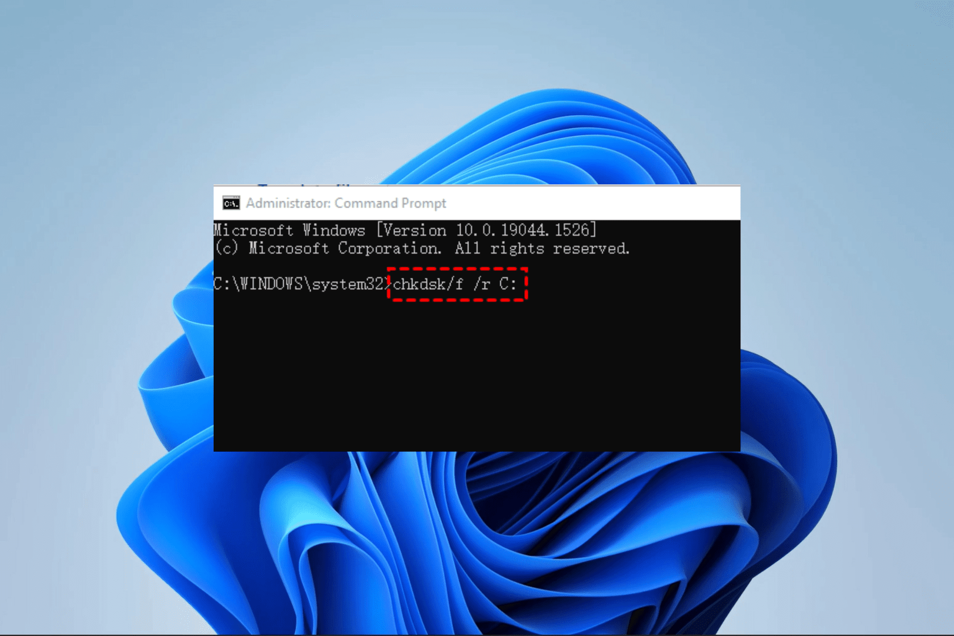 Windows 11 C drive inaccessible error