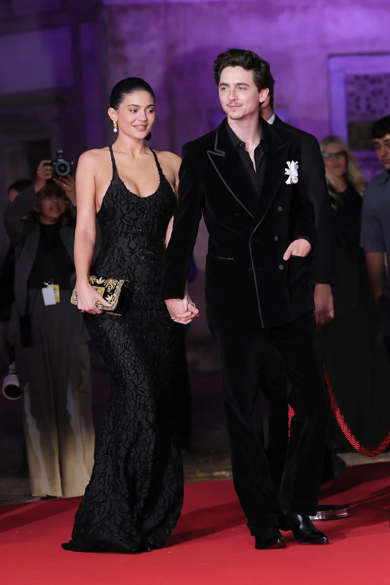 Kylie Jenner Timothée Chalamet red carpet appearance